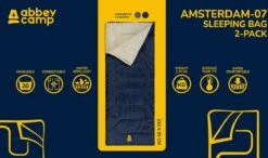 Abbey Camp Slaapzak Amsterdam - 2-pack - Dekenmodel - 210 X 85 Cm - Grijs 13 Abbey Camp Slaapzak Amsterdam - 2-pack - Dekenmodel - 210 X 85 Cm - Grijs -Bo Camp Goedkope Winkel 1200x711 1