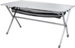 Campart Campingtafel XL TA-0806 - Opvouwbaar, Lichtgewicht En Met Verstelbare Poten - Kampeertafel Inklapbaar Inclusief Opbergtas - 140 X 80 X 70 Cm - Wit -Bo Camp Goedkope Winkel 1200x770