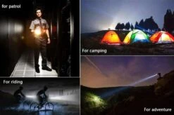 IGOODS - 2 STUKS LED Zaklamp - Wit Licht- Licht Gewicht - Militaire Zaklamp - LED Zaklamp - Inzoombaar -Bo Camp Goedkope Winkel 1200x796 7