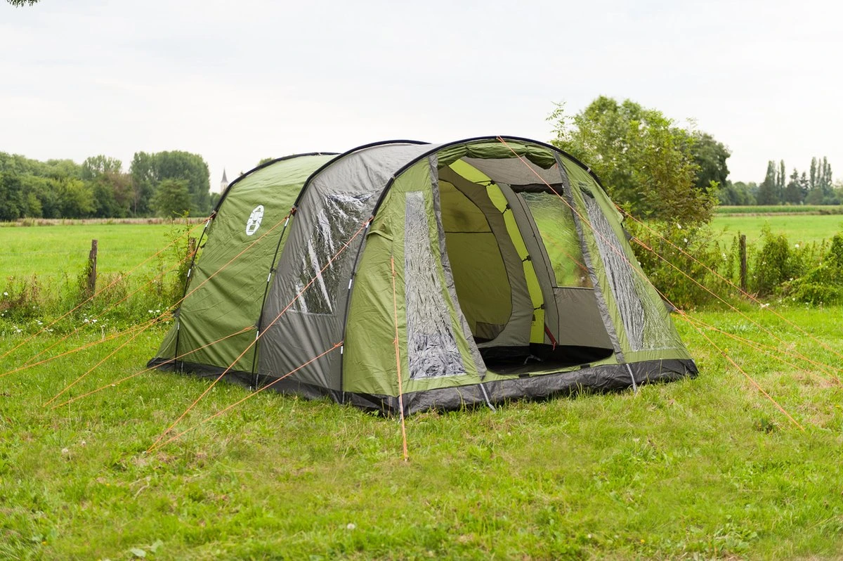 Coleman Cook 4 Tunneltent - Familietent - 4-Persoons - Groen 3 Coleman Cook 4 Tunneltent - Familietent - 4-Persoons - Groen - Afbeelding 3