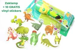 Kids Licensing Zaklamp Dino Voor Kinderen | Nachtlamp Dinosaurus LED + 10 Gratis Dino Stickers | Werkt Op 2 AA Batterijen | 16cm | FL03 -Bo Camp Goedkope Winkel 1200x799 104