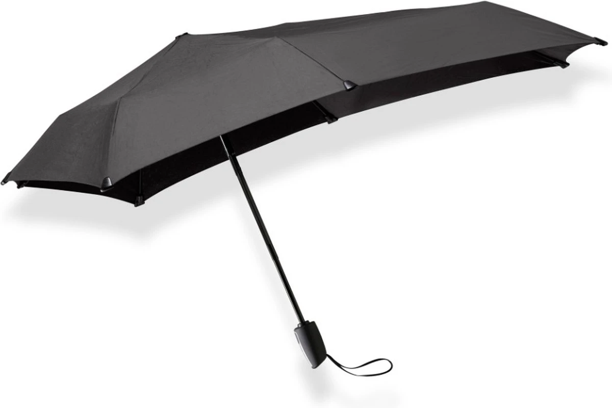 Senz Mini Automatic Foldable Paraplu Black Reflective 13 Senz Mini Automatic Foldable Paraplu Black Reflective - Afbeelding 13