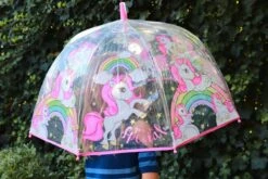 Kids Licensing Paraplu Unicorn + Rugzak Meisjes | Doorzichtige Koepelparaplu Ø70cm Kind | Eenhoorn Gymtas US01 -Bo Camp Goedkope Winkel 1200x800 146