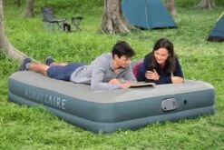 Bestway Luchtbed - 2 Personen - PVC/Polyester - Ingebouwde Oplaadbare Pomp - Fortech™ Materiaal - I-Beam Constructie - Ingebouwd Kussen -Bo Camp Goedkope Winkel 1200x800 195