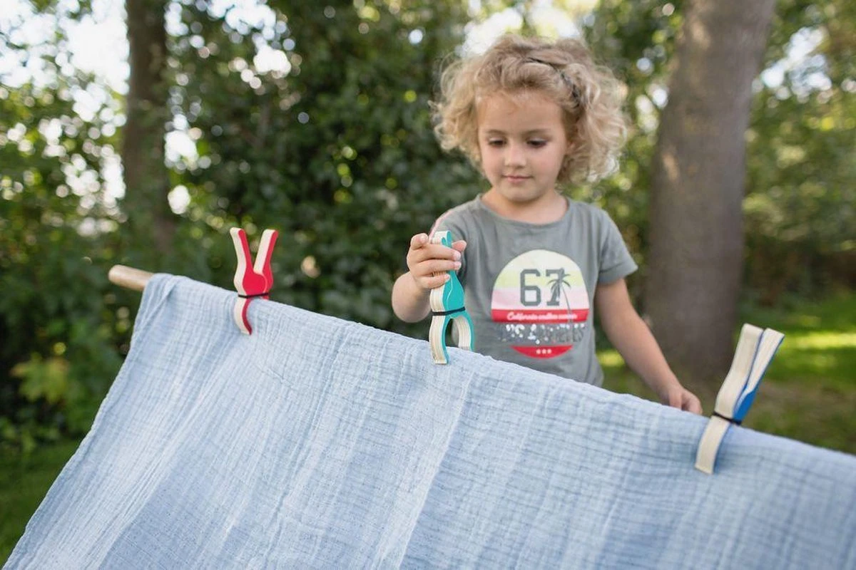 BS Toys Tentklemmen - Hout - Vanaf 3 Jaar - Creatief Spelen 2 BS Toys Tentklemmen - Hout - Vanaf 3 Jaar - Creatief Spelen - Afbeelding 2