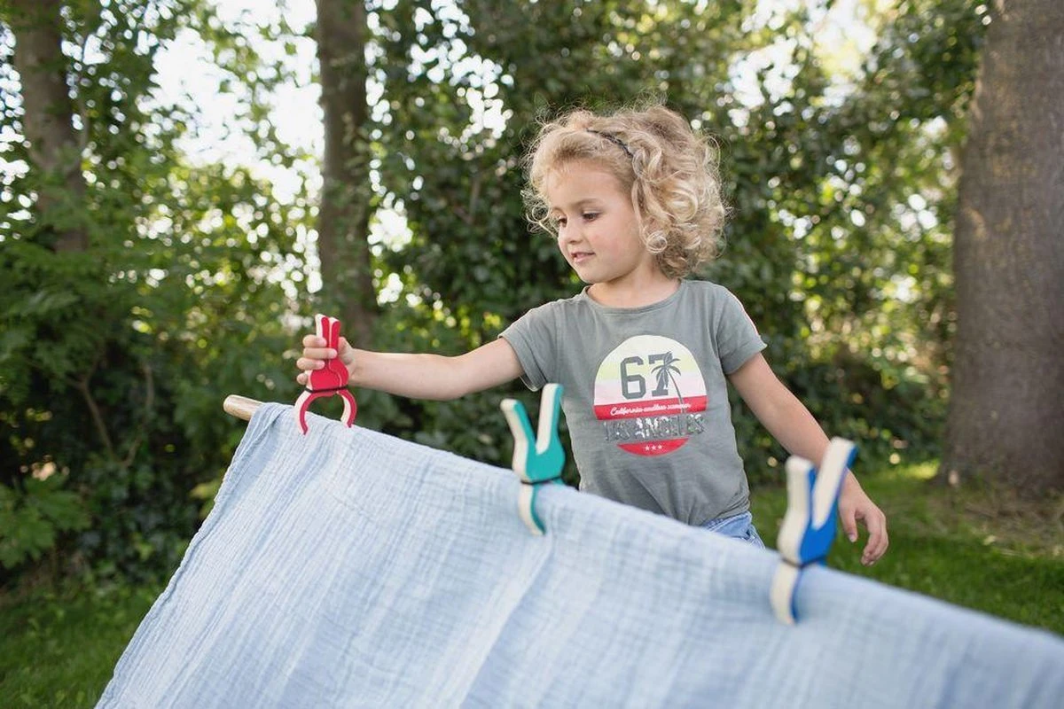 BS Toys Tentklemmen - Hout - Vanaf 3 Jaar - Creatief Spelen 3 BS Toys Tentklemmen - Hout - Vanaf 3 Jaar - Creatief Spelen - Afbeelding 3