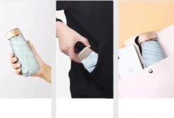 Paraplu Plaza Lichtgewicht Paraplu | Mini Paraplu | Handtas Paraplu | Kleur MINT Groen Paraplu Eco Vriendelijk, Waterdicht En UV -Bo Camp Goedkope Winkel 1200x814 5