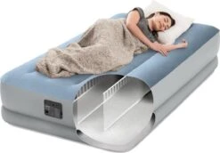 Intex 64166NP Raised Comfort Luchtbed 191x99x36 Cm Lichtblauw/Grijs -Bo Camp Goedkope Winkel 1200x835 1