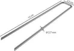 Gardebruk Haringen Set Van 100 Gegalvaniseerd Staal LxØ 150x2,7mm 11 Gardebruk Haringen Set Van 100 Gegalvaniseerd Staal LxØ 150x2,7mm -Bo Camp Goedkope Winkel 1200x835 4