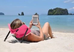 Y-ply Ruggensteuntje - Strandstoel - Opvouwbaar - Rood -Bo Camp Goedkope Winkel 1200x839