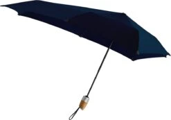 Senz Automatic Deluxe Opvouwbare Stormparaplu Midnight Blue