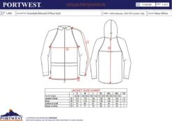 Portwest Regenpak 2 Delig Donker Blauw Maat XL -Bo Camp Goedkope Winkel 1200x846 2