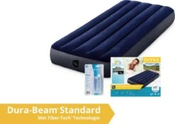 Intex Luchtbed - Classic Downy - Formaat: Cot - B76 X L191 X H25 Cm - 1 Pers. - Met Reparatieset -Bo Camp Goedkope Winkel 1200x848 3