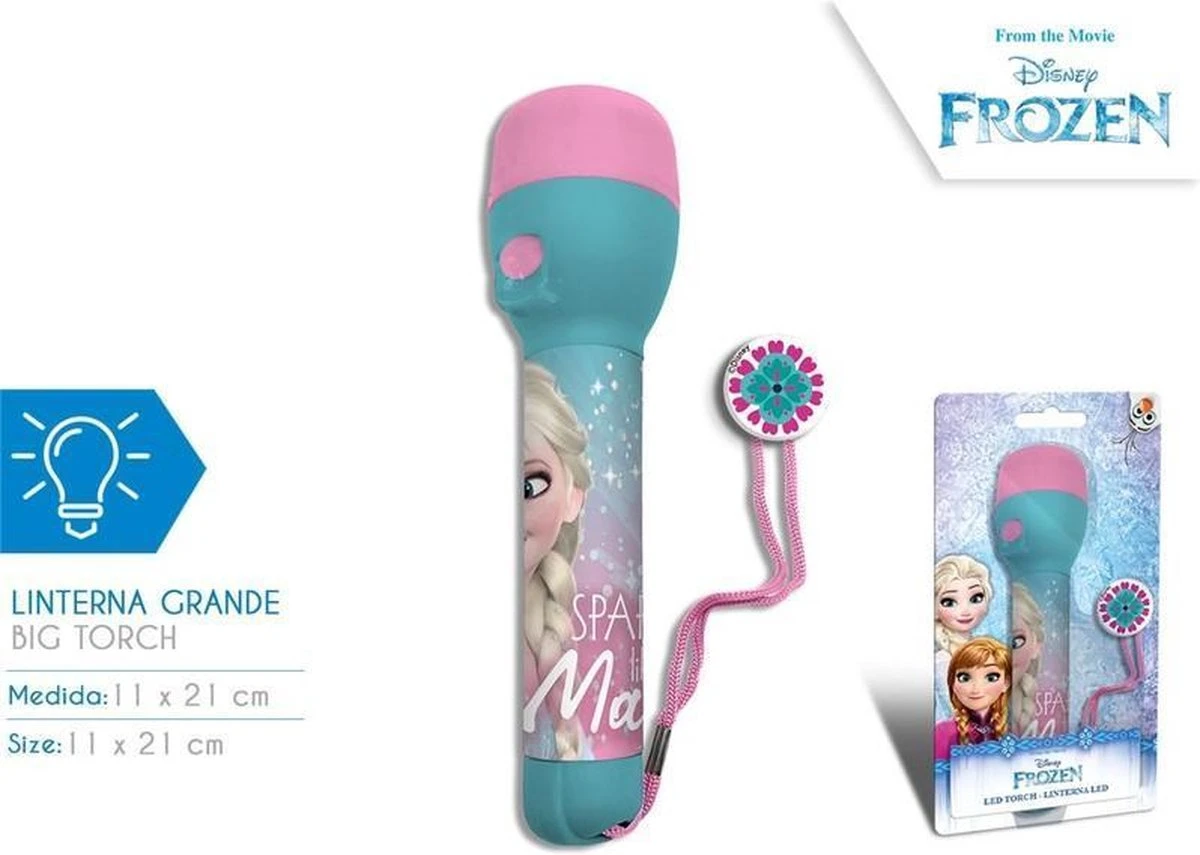 Kids Licensing Zaklamp Frozen Ii Meisjes 9 X 5 Cm Blauw 4 Kids Licensing Zaklamp Frozen Ii Meisjes 9 X 5 Cm Blauw - Afbeelding 4