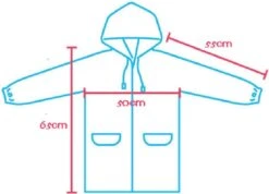 Poncho Regenponcho - Kinder Regenjas - Kinderjas - 4-6 Jaar - Regenjas - One Size - Roze Konijn -Bo Camp Goedkope Winkel 1200x864 4