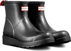 Hunter - Regenlaarzen Voor Vrouwen - Nebula Korte Speellaarzen - Zwart - Maat 38EU -Bo Camp Goedkope Winkel 1200x868 3