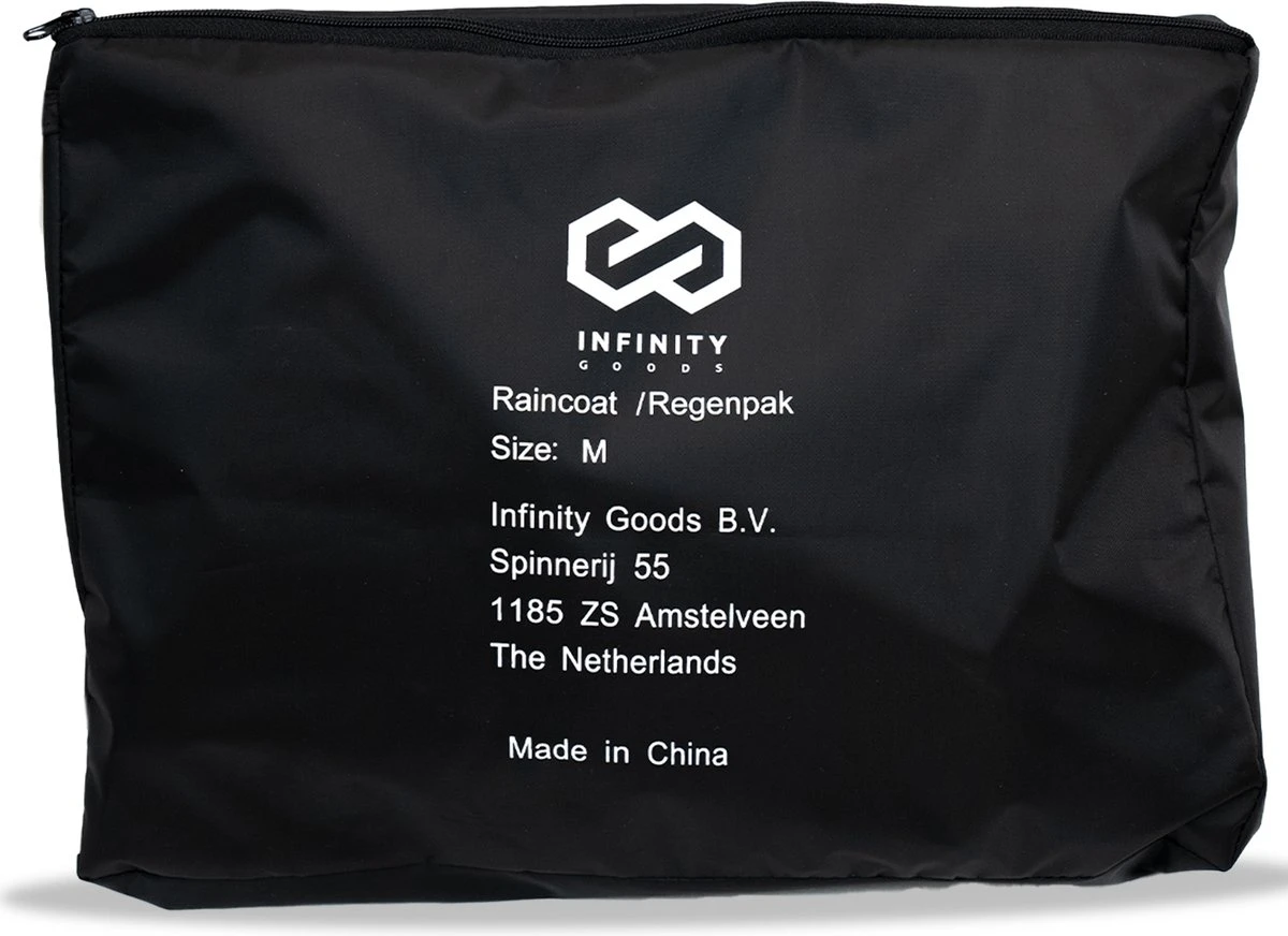 Infinity Goods Regenpak - Dames & Heren - Maat M - Waterdicht & Ademend - Reflecterend - Zwart 6 Infinity Goods Regenpak - Dames & Heren - Maat M - Waterdicht & Ademend - Reflecterend - Zwart - Afbeelding 6