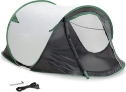 JEMIDI Tweepersoons Pop-up Tent - Opgooitent, Werptent Voor 2 Personen - Ideaal Als Festivaltent Of Kampeertent - Verschillende Kleuren -Bo Camp Goedkope Winkel 1200x877 4