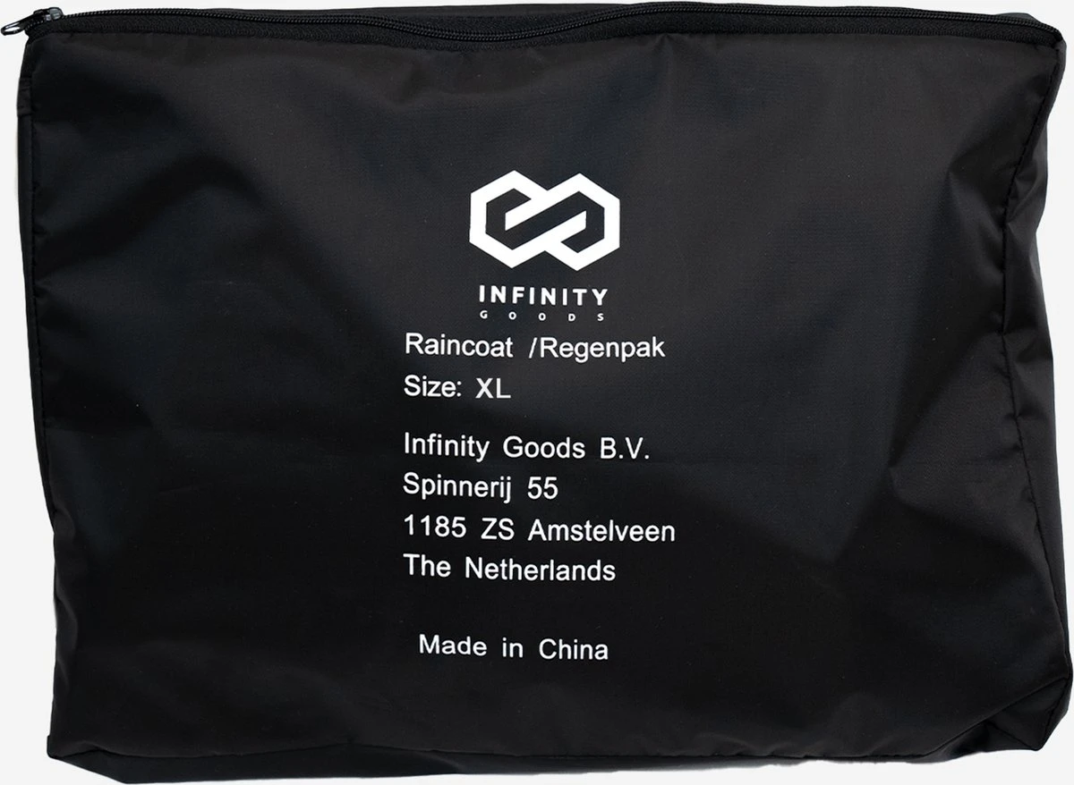 Infinity Goods Regenpak - Dames & Heren - Maat XL - Waterdicht & Ademend - Reflecterend - Zwart 6 Infinity Goods Regenpak - Dames & Heren - Maat XL - Waterdicht & Ademend - Reflecterend - Zwart - Afbeelding 6