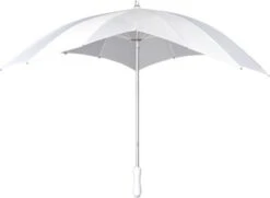 Impliva - Hartvormige Paraplu - UV-Bescherming - Ø 84 Cm - Wit -Bo Camp Goedkope Winkel 1200x880 4