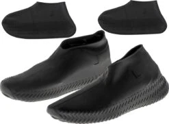 Siliconen Unisex Waterdichte Overschoenen Zwart Maat L 39-44 - Herbruikbaar – Anti Slip Regen Overschoen - Schoenhoesjes - Waterdichte Schoenbeschermers - Regenhoes – Schoenovertrek - Regenlaarzen -Bo Camp Goedkope Winkel 1200x880 5