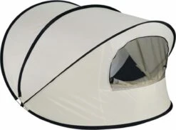 Deryan Luxe Pop Up Strandtent XXL - Anti-UV 50+ - Cream -Bo Camp Goedkope Winkel 1200x883 1
