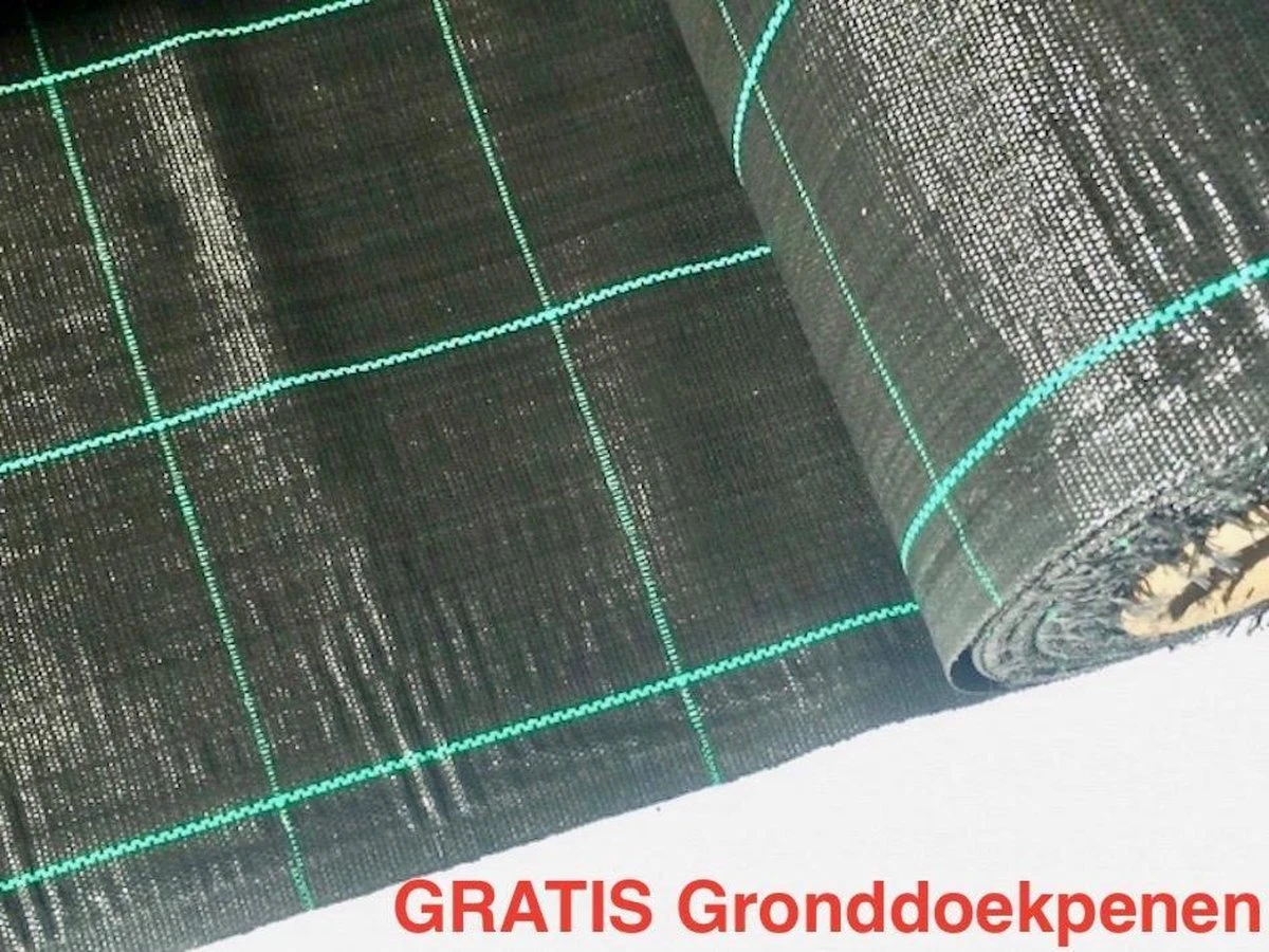 Campingdoek - Gronddoek - Worteldoek 5,25M X 8M Totaal 42M² + 15 GRATIS Grondpennen. Hoge Kwaliteit, Lucht En Water Doorlatend. 2 Campingdoek - Gronddoek - Worteldoek 5,25M X 8M Totaal 42M² + 15 GRATIS Grondpennen. Hoge Kwaliteit, Lucht En Water Doorlatend. - Afbeelding 2