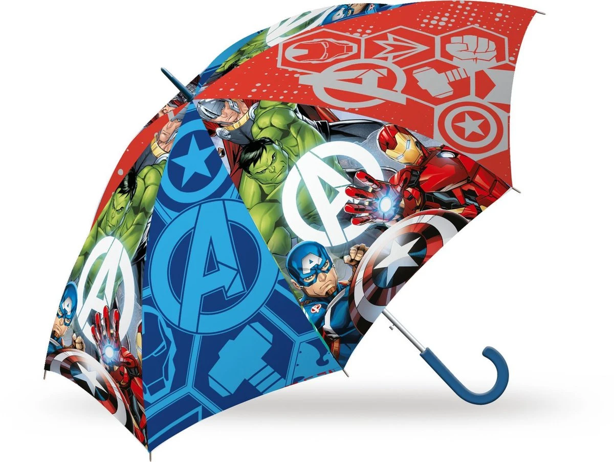 Marvel Avengers Paraplu Voor Jongens 45 Cm - Marvel - Avengers - Kinder/jongens Paraplu - Regenkleding/regenaccessoires 2 Marvel Avengers Paraplu Voor Jongens 45 Cm - Marvel - Avengers - Kinder/jongens Paraplu - Regenkleding/regenaccessoires - Afbeelding 2