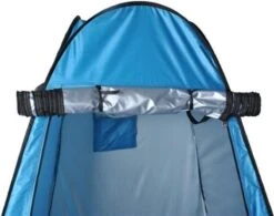 Merkloos 4 In 1 Pop-up Douchetent Voor Omkleden, Douchen, Toilet En Opslag - 1 Persoons Tent - Camping Douche En Omkleedtent - Inclusief Haringen En Draagtas - 190 X 110 X 110 Cm Blauw -Bo Camp Goedkope Winkel 1200x949