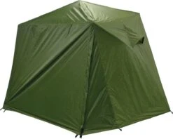 FisherPro Karpertent Met Stormcover – Vistent – Tent - Bescherming Tegen Zon En Wind – 100% Waterdichte Stormhoes – Met Handige Meeneemtas – Ook Geschikt Als Strandtent Of Festivaltent – Extra Veiligheid En Warmte Door Stormcover -Bo Camp Goedkope Winkel 1200x960 3