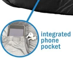 HikeMeister Mummy Slaapzak 1600 Gram - Kamperen - Zwart - Ca. 220 X 80 Cm - Met Binnenzak - Comfortzone: 0-15 Graden - Draagtas -Bo Camp Goedkope Winkel 1200x964 1