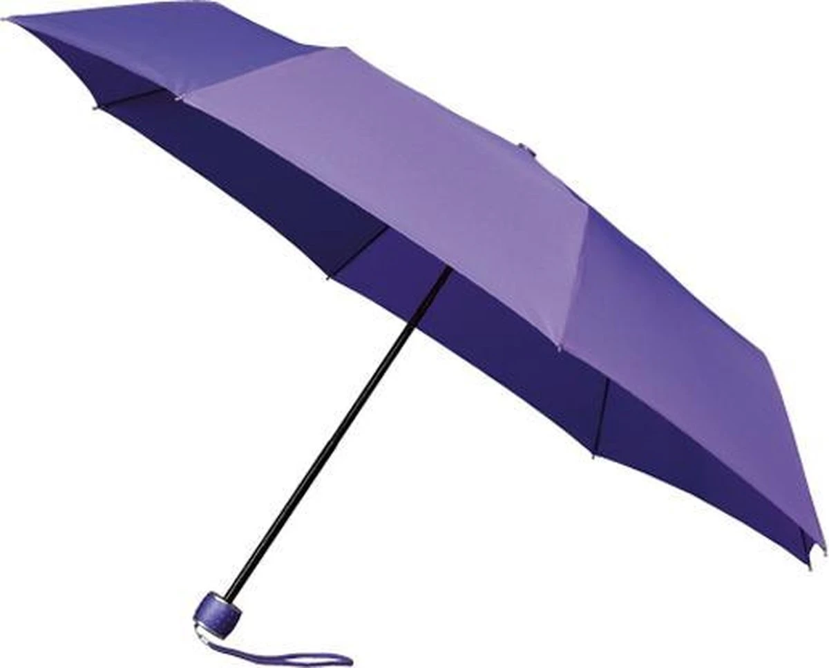 MiniMAX - Opvouwbare Paraplu - Windproof - Ø 100 Cm - Paars 1 MiniMAX - Opvouwbare Paraplu - Windproof - Ø 100 Cm - Paars