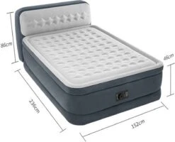Intex 64448 - Queen Deluxe Ultra-Plush Zelfopblazend 2-persoons Luchtbed Met Hoofdboord (203x152x46cm) 22 Intex 64448 - Queen Deluxe Ultra-Plush Zelfopblazend 2-persoons Luchtbed Met Hoofdboord (203x152x46cm) -Bo Camp Goedkope Winkel 1200x972 2