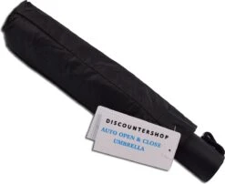 Automatische Stormparaplu - Paraplu – Automatisch, Opvouwbaar & Windproof Tot 70 - 80 Km P/u - Ø 95 Cm - 7 Panelen - Dubbele Laag - Zwart -Bo Camp Goedkope Winkel 1200x982 1