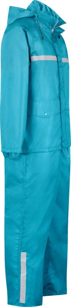 BJØRNSON Dusch Regenpak Dames & Heren - Waterdicht - Maat 3XL - Aqua Blauw 28 BJØRNSON Dusch Regenpak Dames & Heren - Waterdicht - Maat 3XL - Aqua Blauw -Bo Camp Goedkope Winkel 278x1200