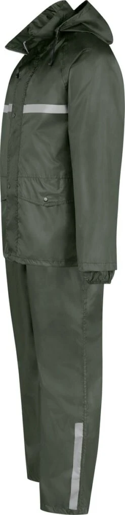 BJØRNSON Dusch Regenpak Dames & Heren - Waterdicht - Maat L - Olijfgroen -Bo Camp Goedkope Winkel 293x1200 1