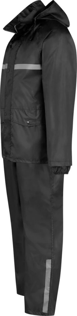 BJØRNSON Dusch Regenpak Dames & Heren - Waterdicht - Maat 2XL - Zwart -Bo Camp Goedkope Winkel 293x1200