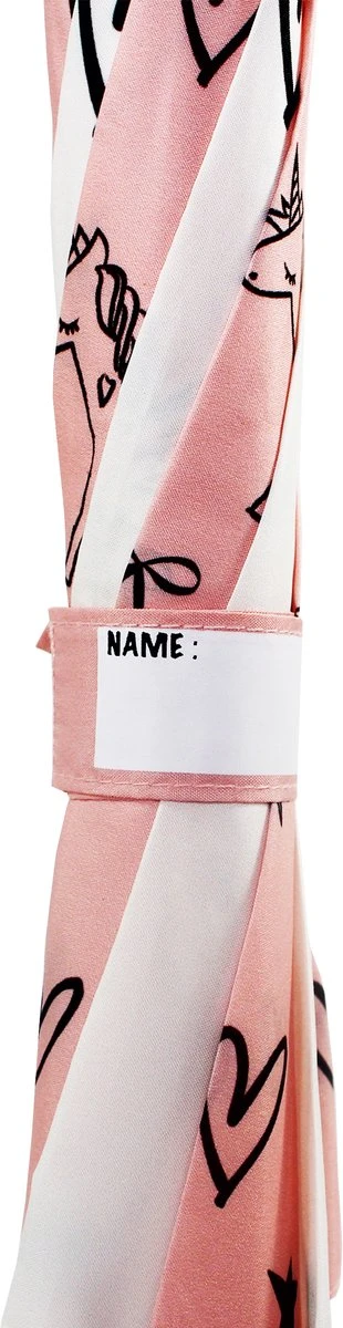 Kidzroom Fearless & Cuddle Paraplu - Peach - Unicorn 4 Kidzroom Fearless & Cuddle Paraplu - Peach - Unicorn - Afbeelding 4