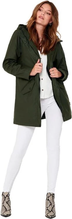ONLY ONLSALLY RAINCOAT CC OTW Dames Jas - Maat L -Bo Camp Goedkope Winkel 395x1200