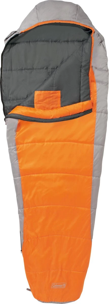Coleman Silverton Comfort 150 Mummy Slaapzak - 223 X 81 X 55 Cm - Oranje/grijs 2 Coleman Silverton Comfort 150 Mummy Slaapzak - 223 X 81 X 55 Cm - Oranje/grijs - Afbeelding 2