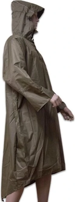 LOWLAND OUTDOOR® Wandelponcho - 100% Waterdicht (10.000mm) - Ademend (8.000g/M²) PFAS Vrij! Medium -Bo Camp Goedkope Winkel 448x1200 2