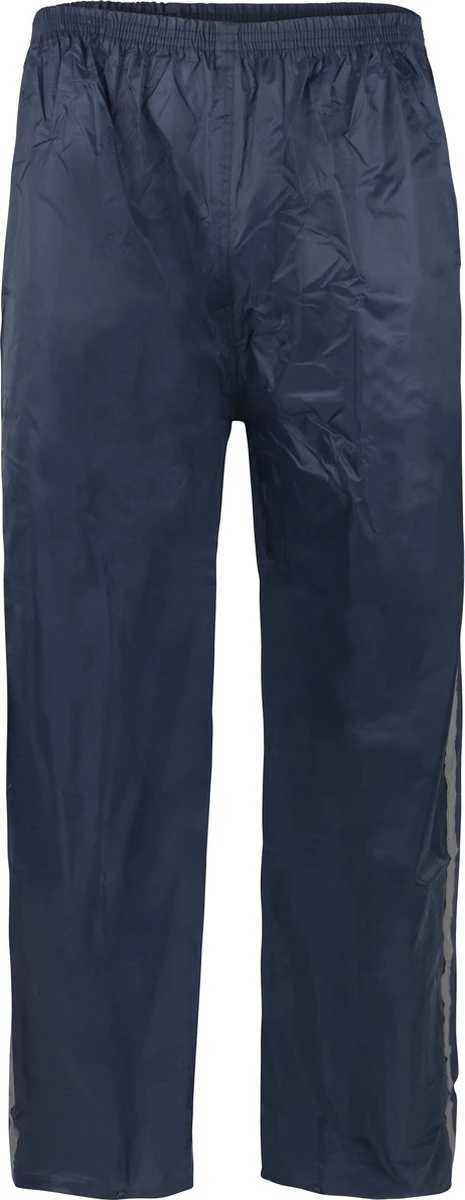 C-Line Regenpak Met Capuchon - Blauw - Reflecterend - Nieuw Model - Volwassen Maat XXXXL 2 C-Line Regenpak Met Capuchon - Blauw - Reflecterend - Nieuw Model - Volwassen Maat XXXXL - Afbeelding 2
