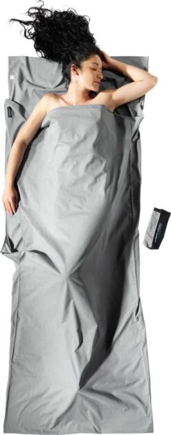 Cocoon Travelsheet InsectShield 100% Katoen - Safari Grey 5 Cocoon Travelsheet InsectShield 100% Katoen - Safari Grey -Bo Camp Goedkope Winkel 471x1200 3
