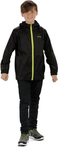 Regatta Pack It III Regenjas Junior Jas - Maat 164 - Unisex - Zwart -Bo Camp Goedkope Winkel 478x1200 5