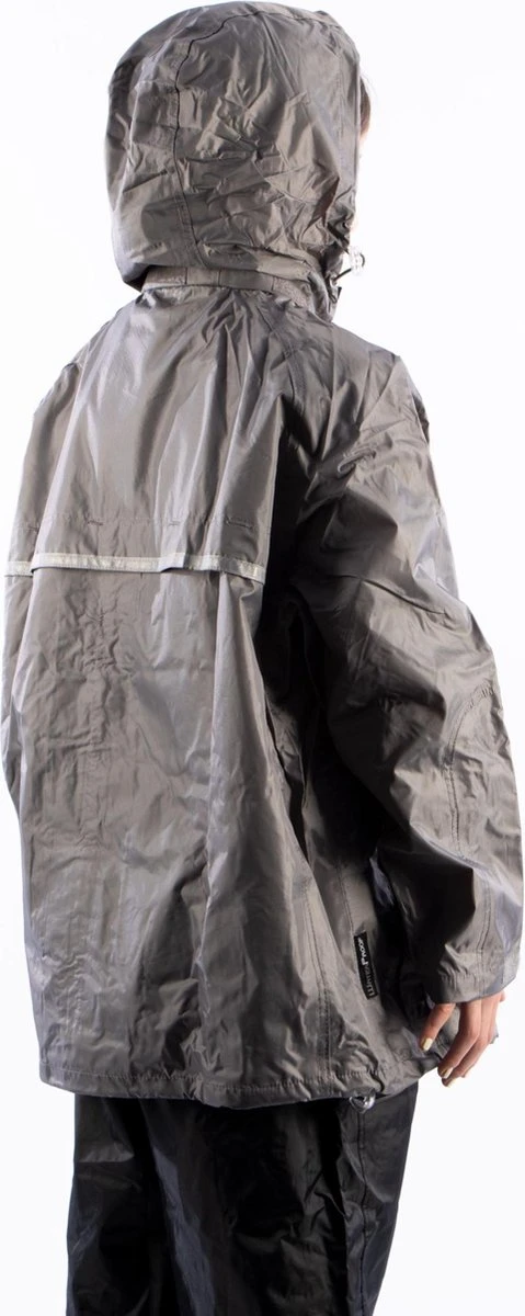 Ralka Regenpak - Junior - Grijs/Zwart - 176 8 Ralka Regenpak - Junior - Grijs/Zwart - 176 - Afbeelding 8