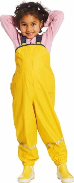 Playshoes Regenbroek Met Bretels Kinderen - Geel - Maat 104 -Bo Camp Goedkope Winkel 491x1200 1