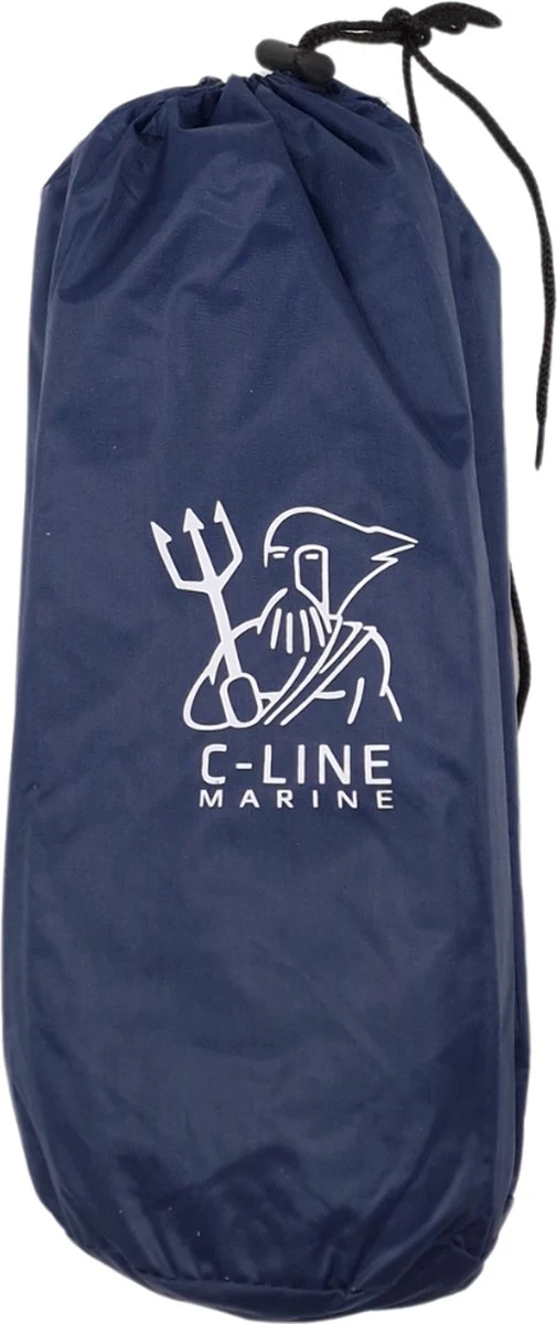 C-Line Poncho Scootmobiel - Blauw - Reflecterend 3 C-Line Poncho Scootmobiel - Blauw - Reflecterend - Afbeelding 3