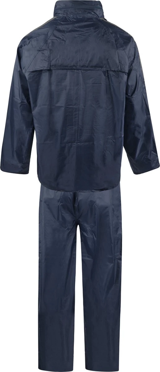 C-Line Regenpak Met Capuchon - Blauw - Reflecterend - Nieuw Model - Volwassen Maat XXXXL 13 C-Line Regenpak Met Capuchon - Blauw - Reflecterend - Nieuw Model - Volwassen Maat XXXXL - Afbeelding 13
