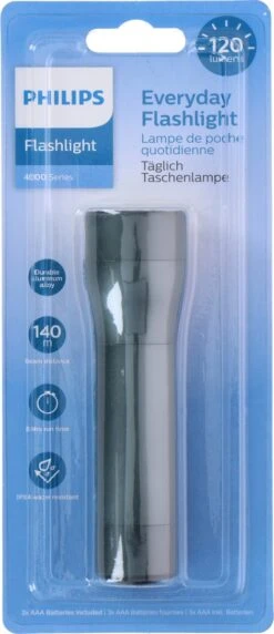 Philips Zaklamp - SFL4000T/10 - LED-zaklamp - Incl. 3 AAA-Batterijen - 120 Lumen - Zwart - IPX4 Waterdicht - Draagbare Lamp -Bo Camp Goedkope Winkel 518x1200 2