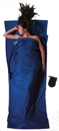 Cocoon TravelSheet - Lakenzak - Katoen - Ultramarine Blue -Bo Camp Goedkope Winkel 538x1200 1